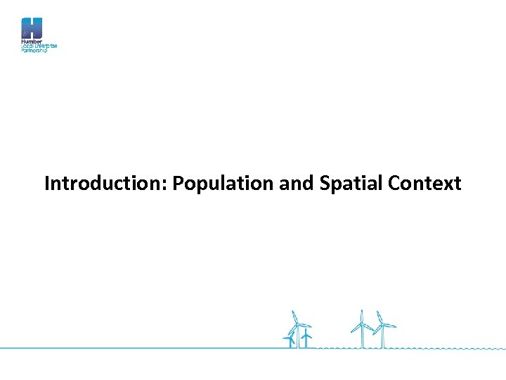 Introduction: Population and Spatial Context 