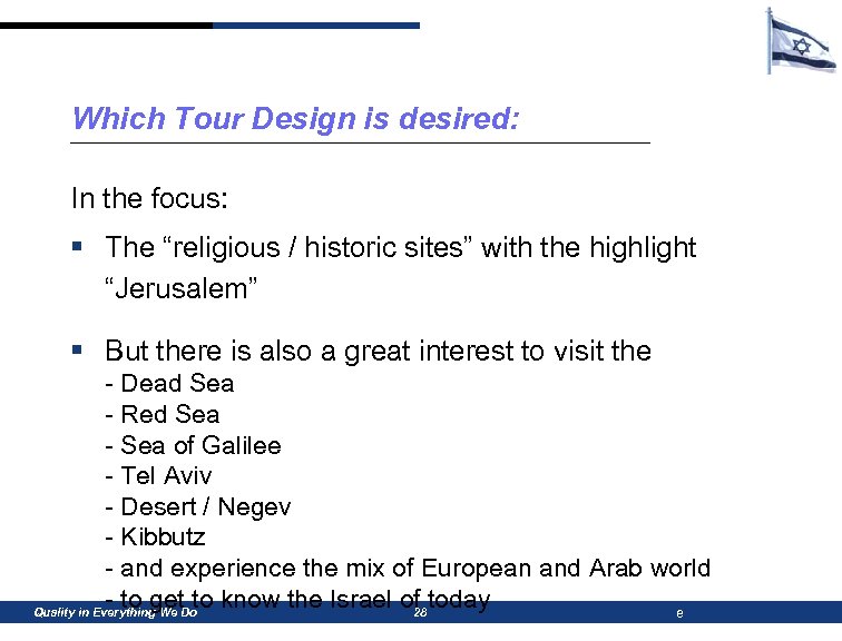 Which Tour Design is desired: In the focus: § The “religious / historic sites”