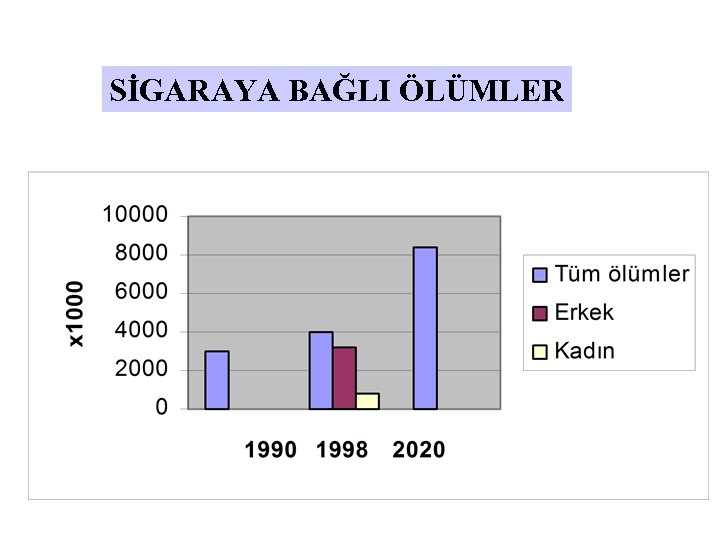 SİGARAYA BAĞLI ÖLÜMLER 