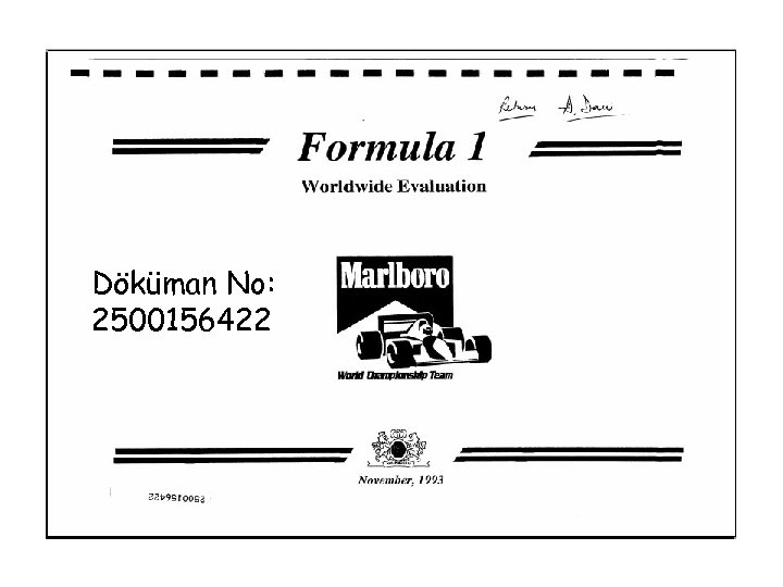 Döküman No: 2500156422 