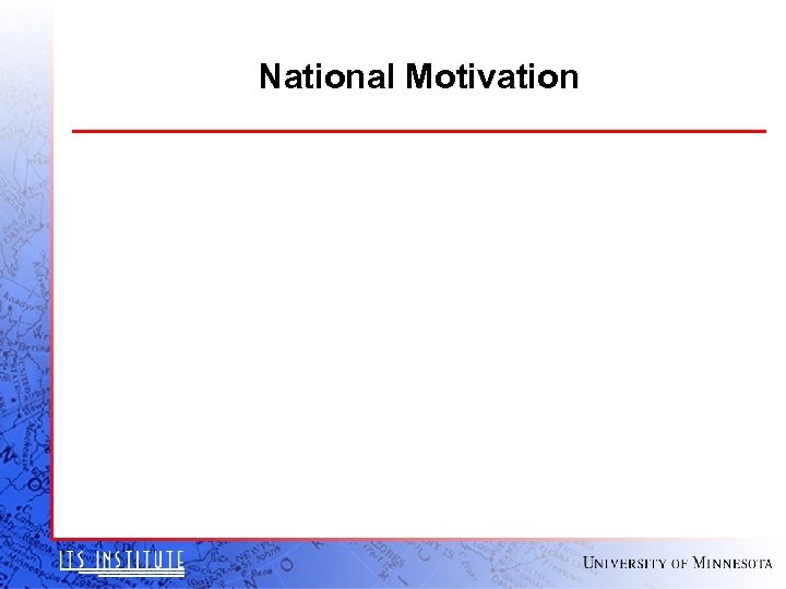 National Motivation 