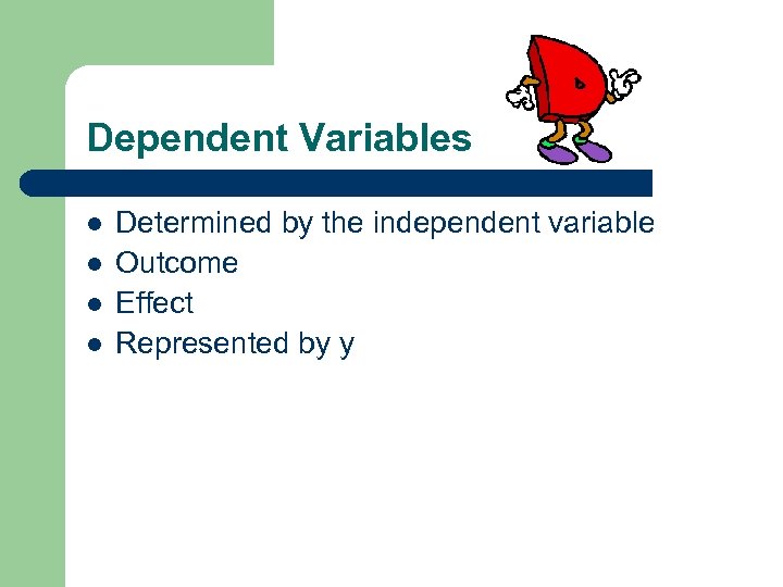 Dependent v Independent Variables What s the difference