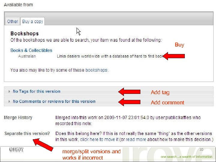 Buy Add tag Add comment merge/split versions and works if incorrect 10 