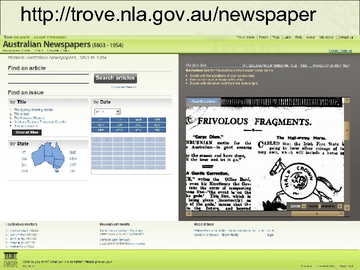 http: //trove. nla. gov. au/newspaper 25 
