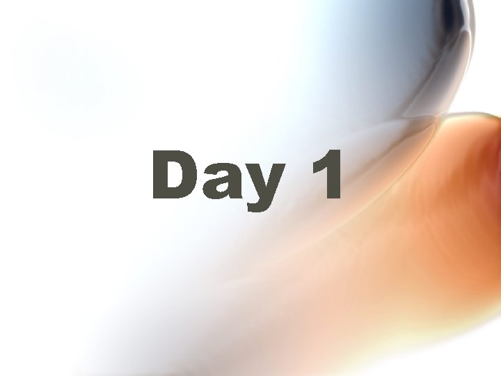 Day 1 