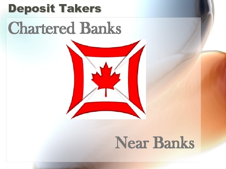 Deposit Takers Chartered Banks Near Banks 