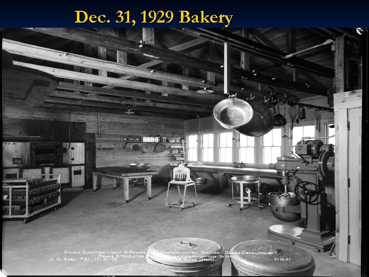 Dec. 31, 1929 Bakery 
