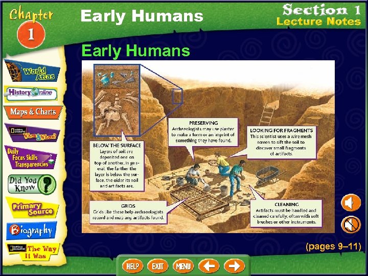 Early Humans (pages 9– 11) 