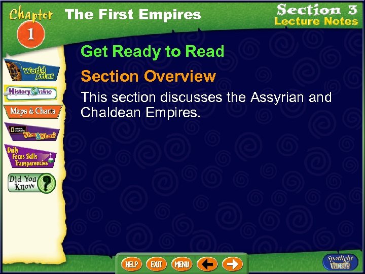 The First Empires Get Ready to Read Section Overview This section discusses the Assyrian