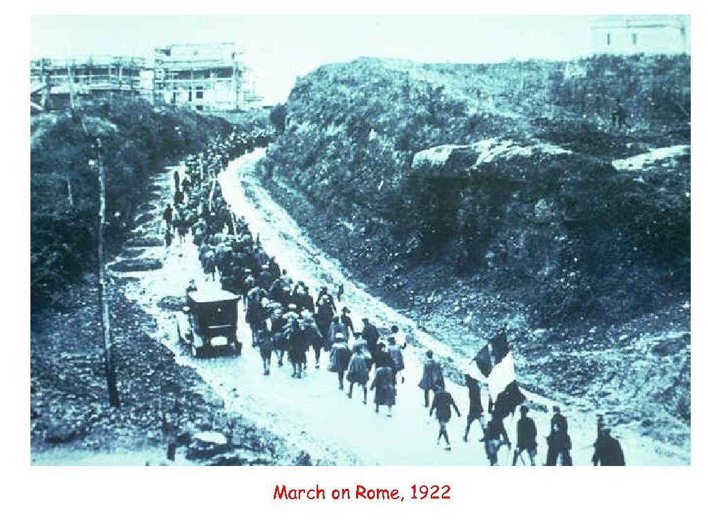 March on Rome, 1922 