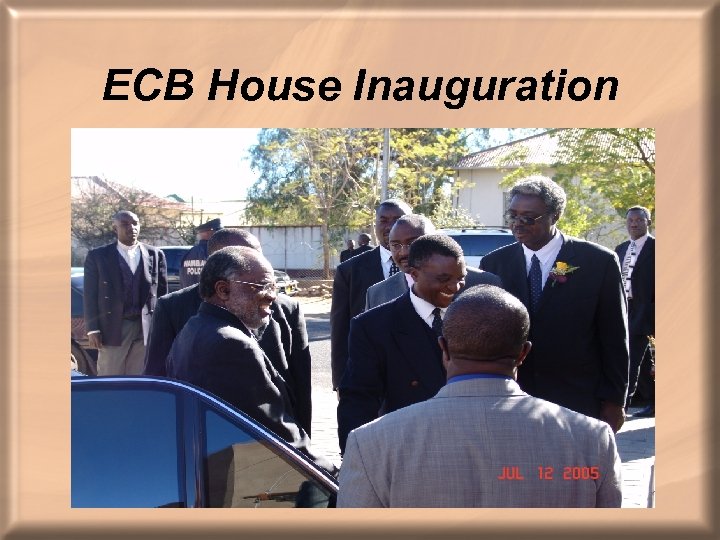 ECB House Inauguration 