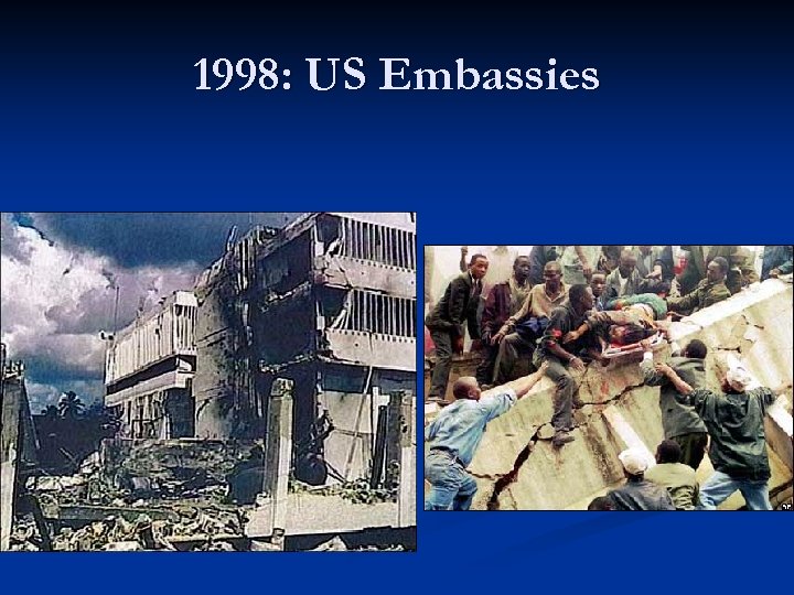 1998: US Embassies 