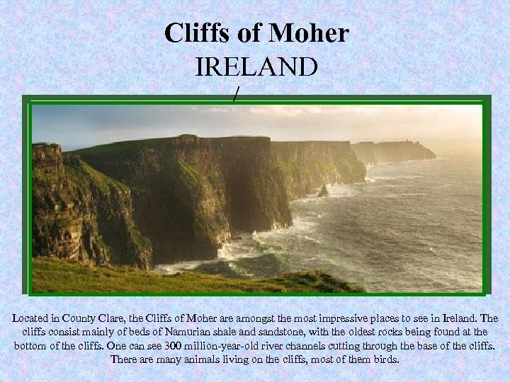 New Cliffs of Moher seven wonders of IRELAND www. new 7 wonders. com Nature