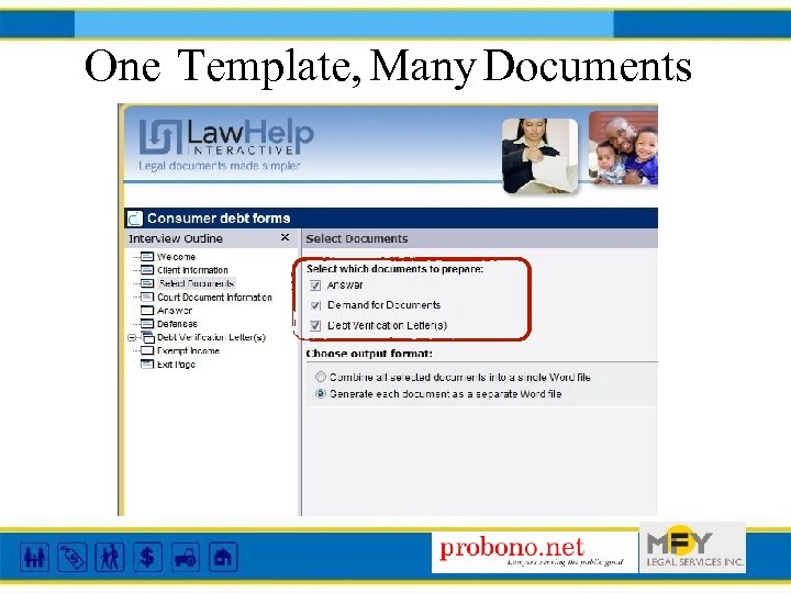 One Template, Many Documents 