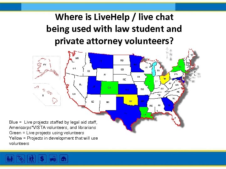 Where is Live. Help / live chat being used with law student and private