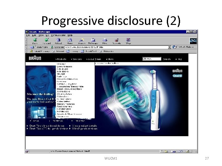 Progressive disclosure (2) WUCM 1 27 