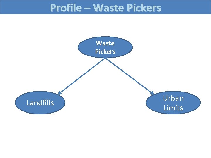 Profile – Waste Pickers Landfills Urban Limits 