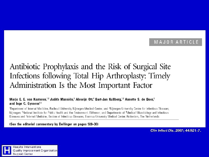 Clin Infect Dis. 2007; 44: 921– 7. 