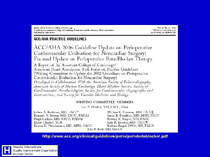 http: //www. acc. org/clinical/guidelines/periobetablocker. pdf 