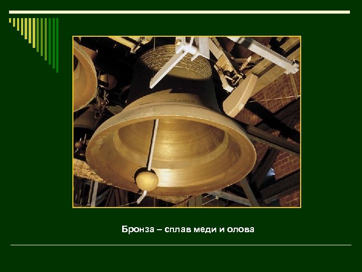 Бронза – сплав меди и олова 