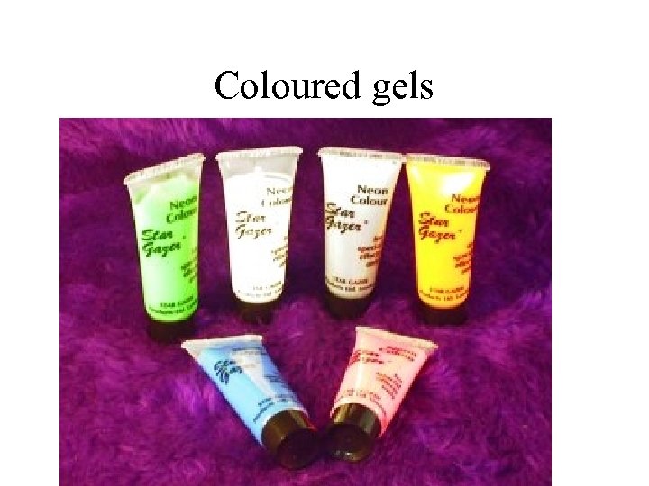 Coloured gels 