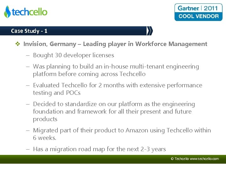 Case Study - 1 v Invision, Germany – Leading player in Workforce Management –