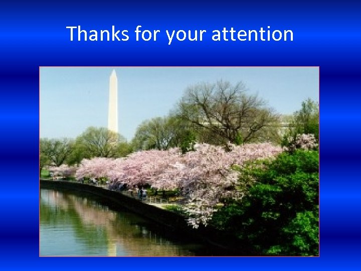 Thanks for your attention 