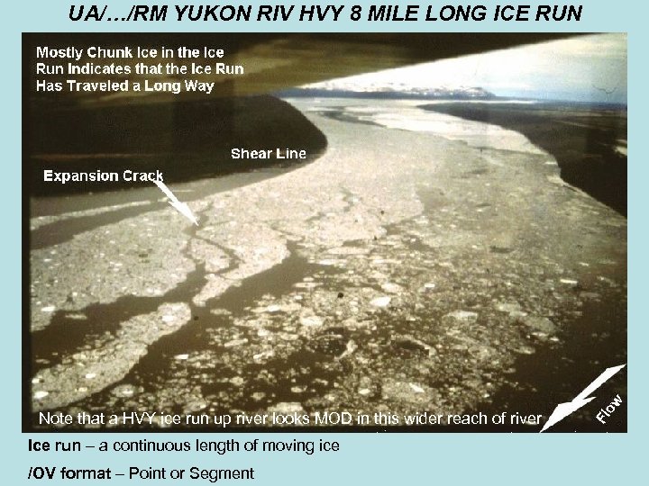 UA/…/RM YUKON RIV HVY 8 MILE LONG ICE RUN Note that a HVY ice