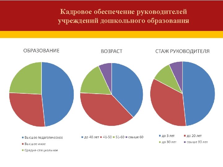 Кадровое обеспечение руководителей учреждений дошкольного образования 