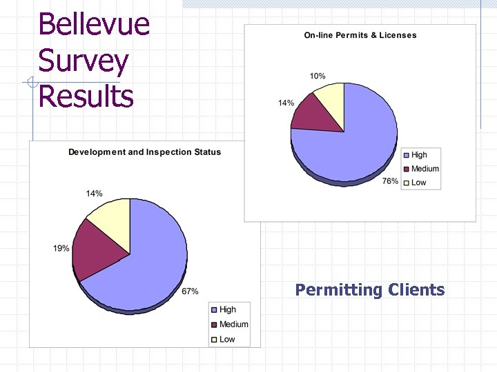 Bellevue Survey Results Permitting Clients 