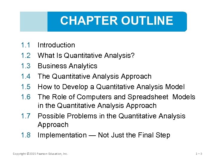 pom qm quantitative analysis for management