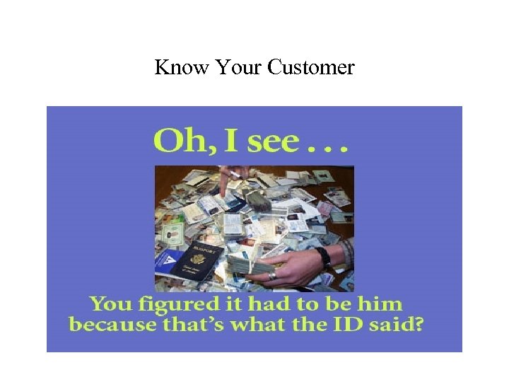 Know Your Customer 