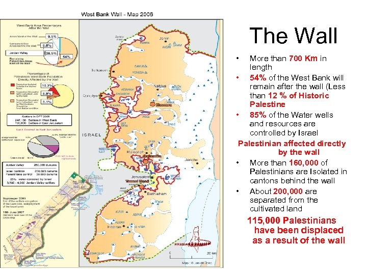 The Wall • More than 700 Km in length • 54% of the West