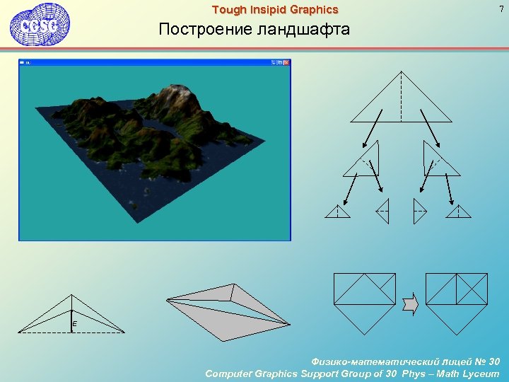 Tough Insipid Graphics 7 Построение ландшафта E Физико-математический лицей № 30 Computer Graphics Support