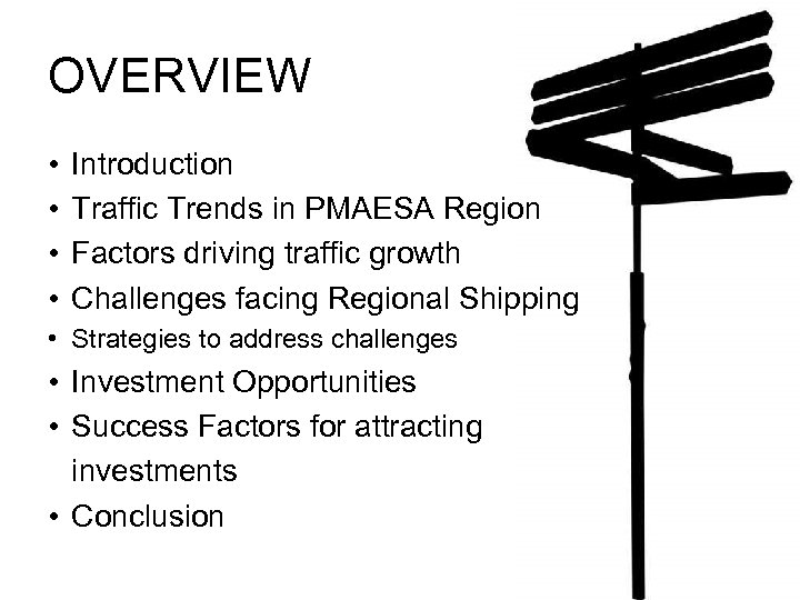 OVERVIEW • • Introduction Traffic Trends in PMAESA Region Factors driving traffic growth Challenges