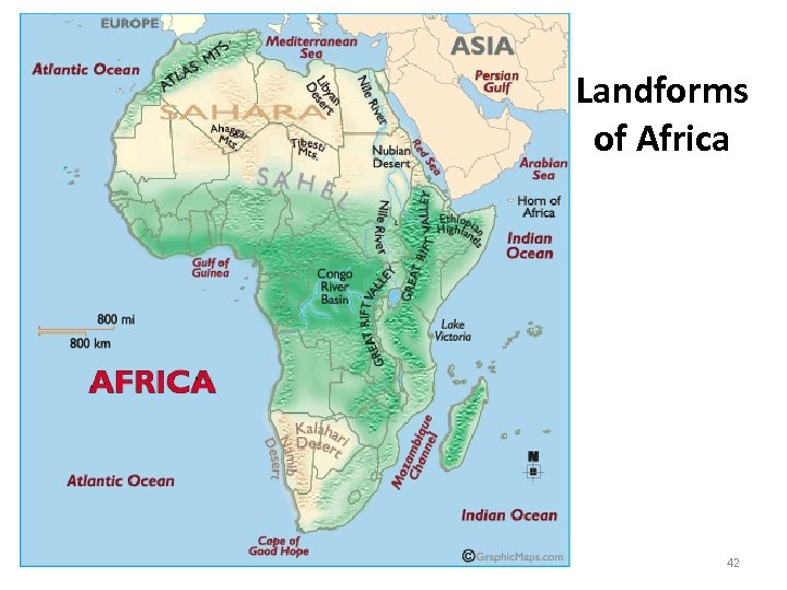 Landforms of Africa 42 