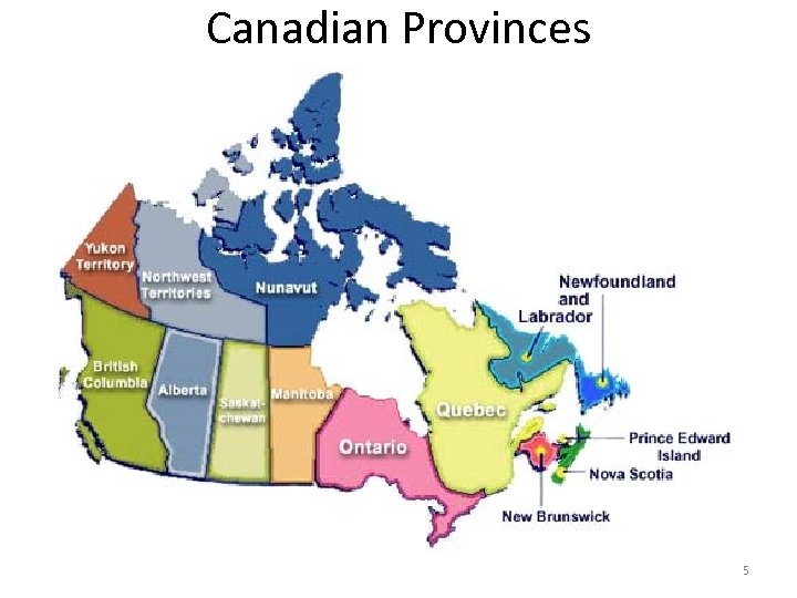 Canadian Provinces 5 