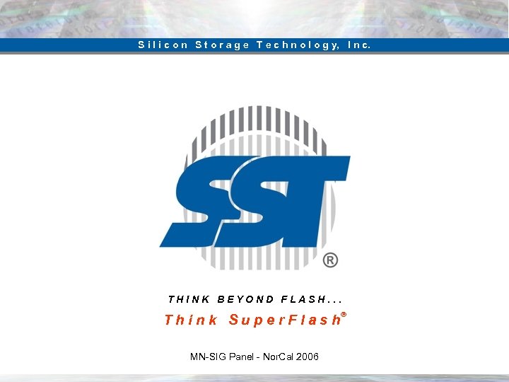 S i l i c o n S t o r a g e