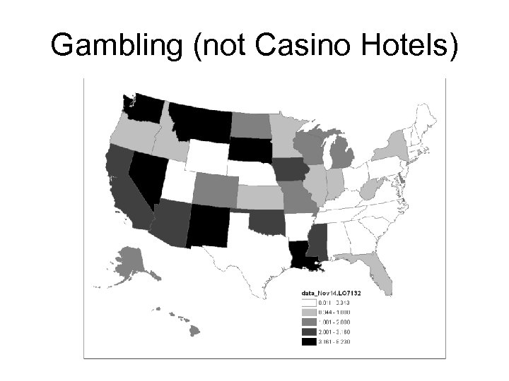 Gambling (not Casino Hotels) 