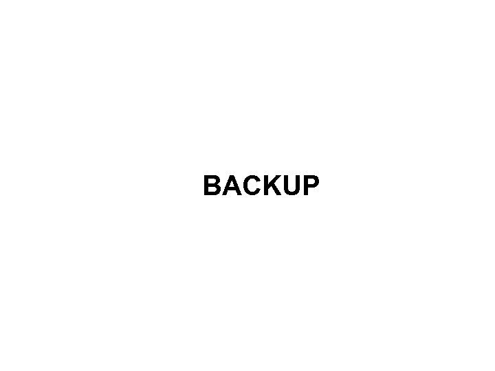BACKUP 