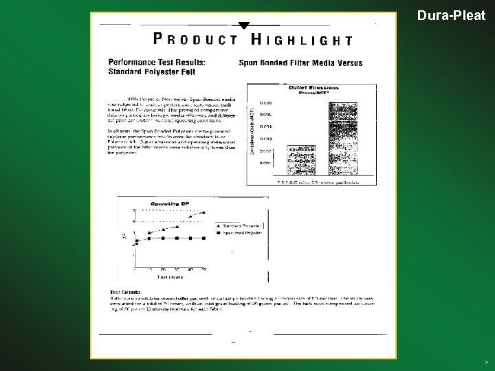 Dura-Pleat Clean air solutions > 