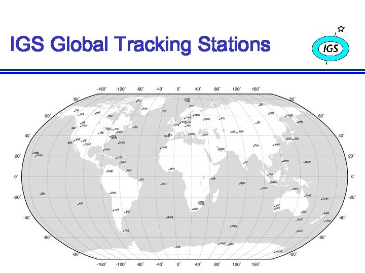 IGS Global Tracking Stations 