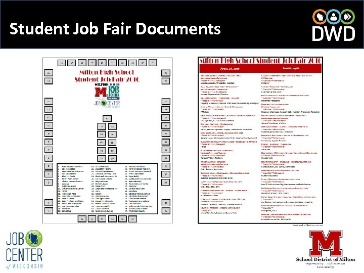 Student Job Fair Documents 