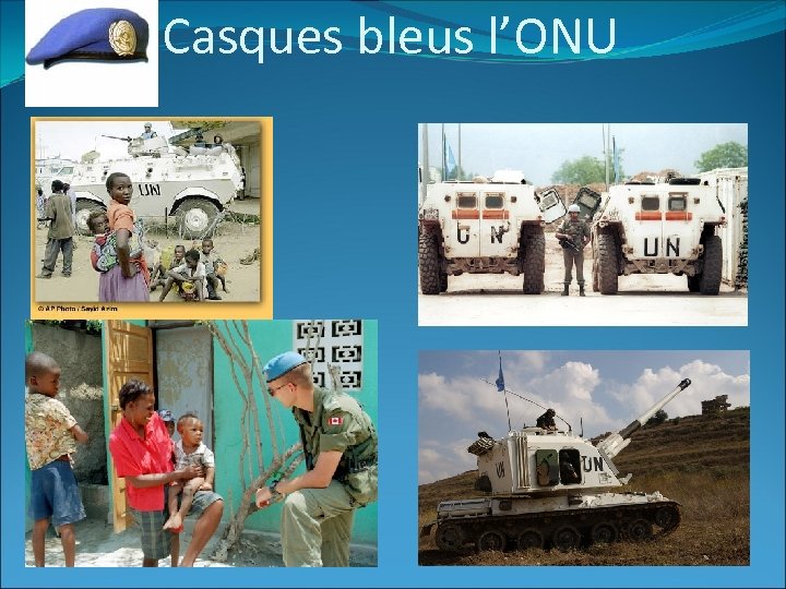 Casques bleus l’ONU 