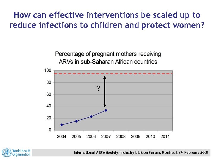 How can effective interventions be scaled up to reduce infections to children and protect