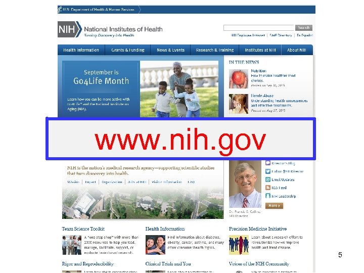 www. nih. gov 5 