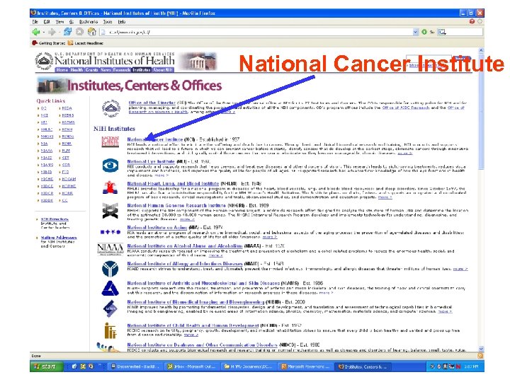 National Cancer Institute 7 