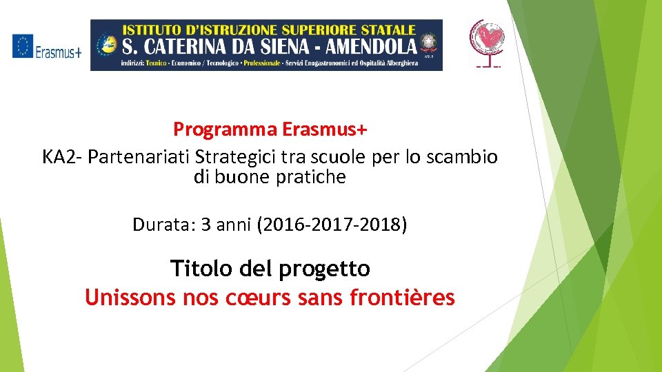 Programma Erasmus KA 2 — Partenariati Strategici Tra