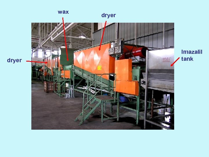 wax dryer Imazalil tank 