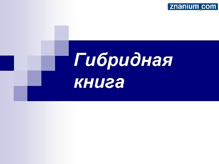 Гибридная книга 